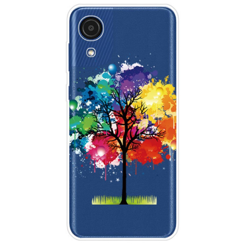 Capa Samsung Galaxy A03 Core Transparent Watercolour Tree