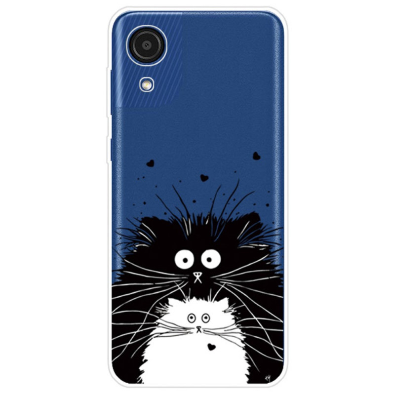 Samsung Galaxy A03 Core Case Olhe para os Gatos