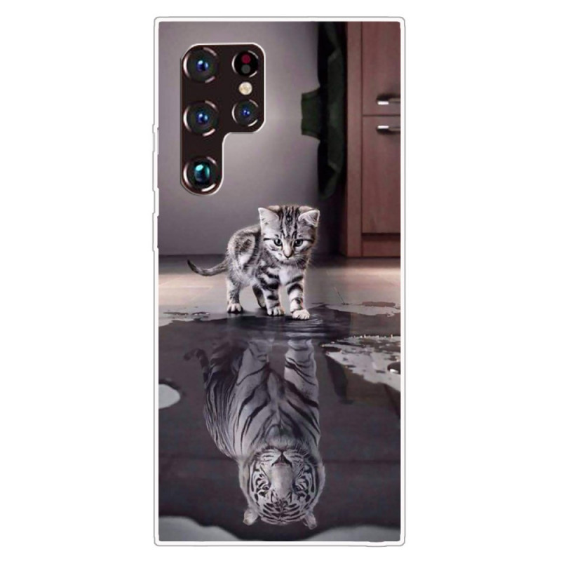 Samsung Galaxy S22 Ultra 5G Case Ernest, o Tigre