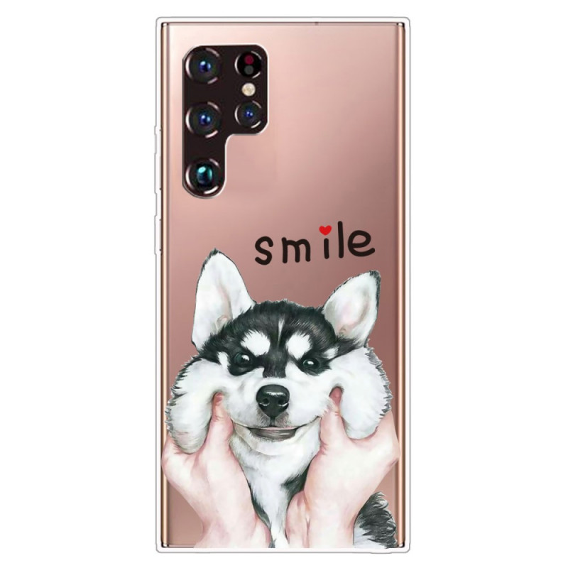 Capa Samsung Galaxy S22 Ultra 5G Smile Dog