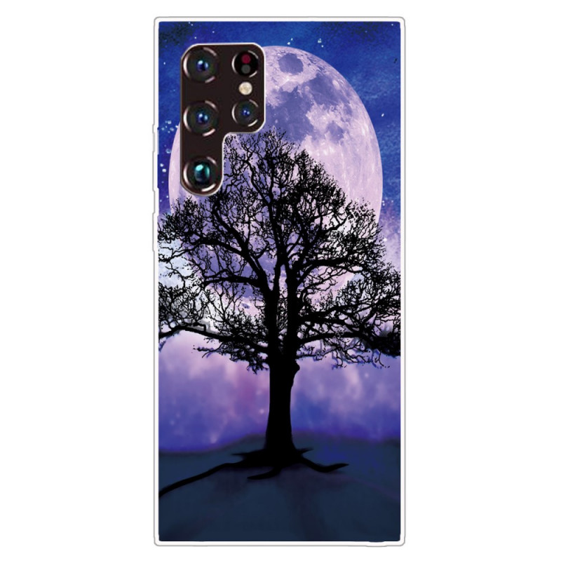 Samsung Galaxy S22 Ultra 5G Capa para árvore e lua