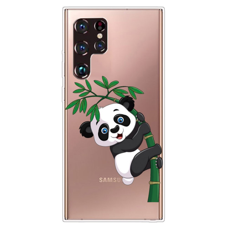 Capa Samsung Galaxy S22 Ultra 5G Panda em Bambu