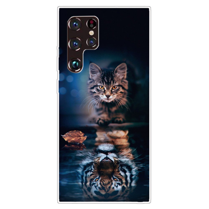 Capa Samsung Galaxy S22 Ultra 5G Reflection Cat