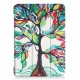 Capa inteligente iPad 9.7 polegadas 2017 Árvore colorida