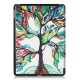 Capa inteligente iPad 9.7 polegadas 2017 Árvore colorida