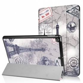 Capa inteligente iPad 9.7 polegadas 2017 Eiffel Tower Retro