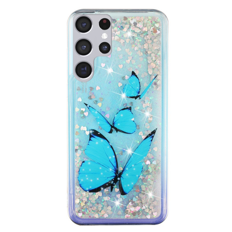 Samsung Galaxy S22 Ultra 5G Glitter Butterfly Case