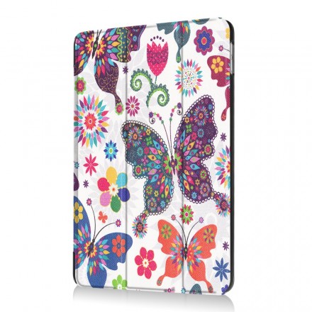 Capa iPad 9.7 2017 Borboletas e Flores