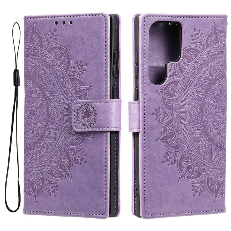 Samsung Galaxy S22 Ultra 5G Case Mandala Sun