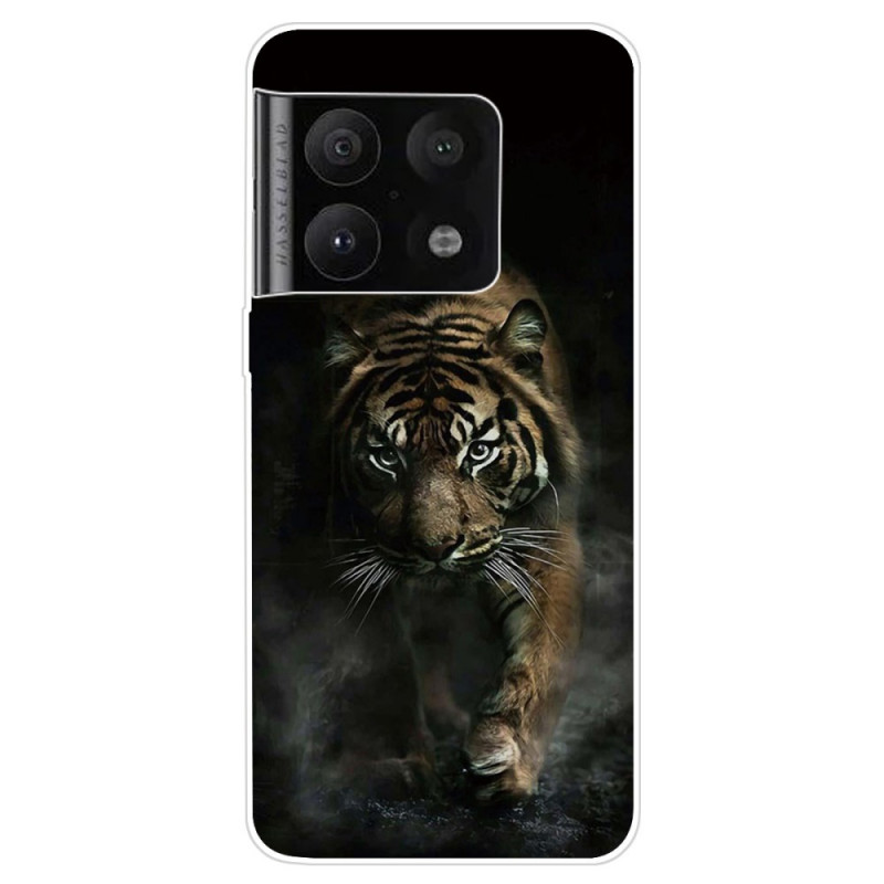 OnePlus 10 Pro 5G Cobertura Flexível Tigre na Névoa