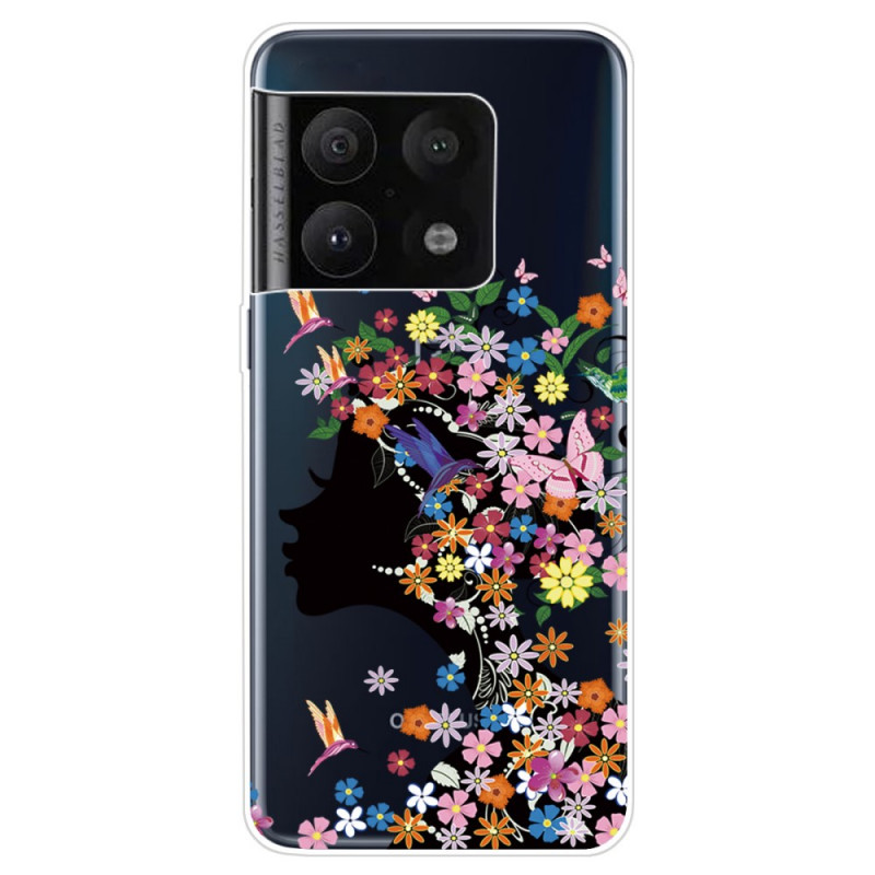 Capa OnePlus 10 Pro 5G para cabeça de floração gira