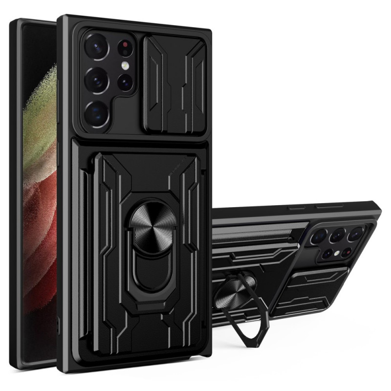 Samsung Galaxy S22 Ultra 5G Capa multi-funcional e película protectora de protecções para protecção para protecção para protecçã