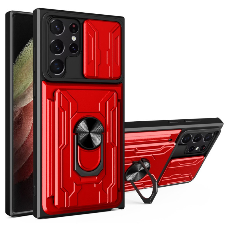 Samsung Galaxy S22 Ultra 5G Capa multi-funcional e película protectora de protecções para protecção para protecção para protecçã