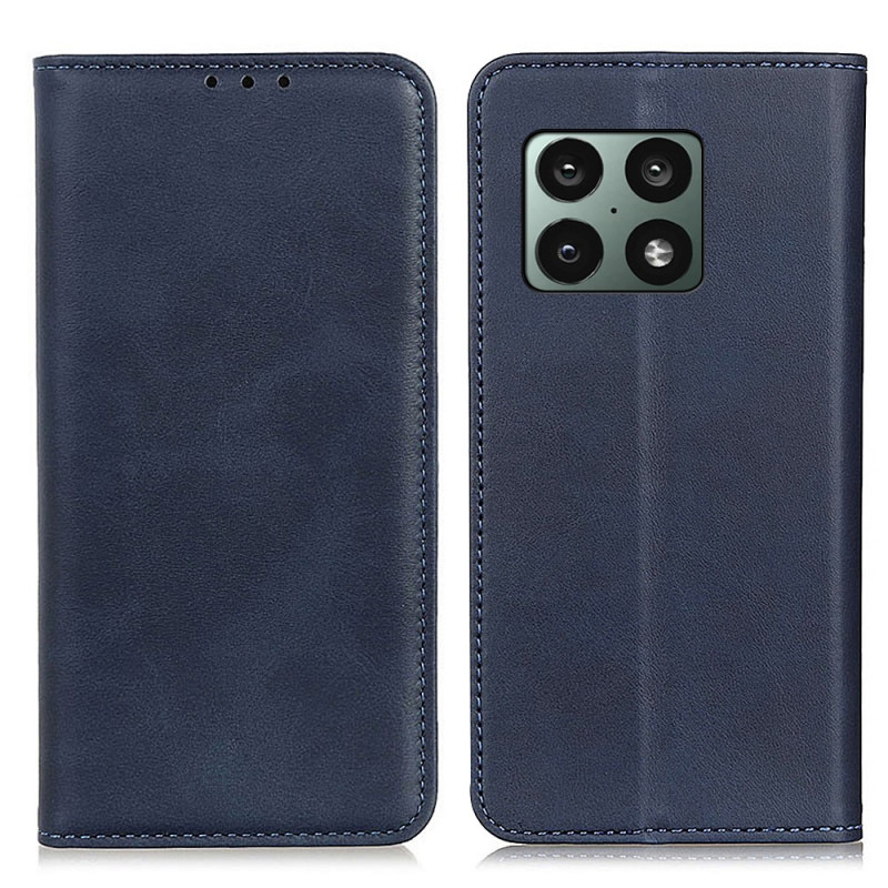 Tampa Flip Cover OnePlus 10 Pro 5G Split Elegância de Couro