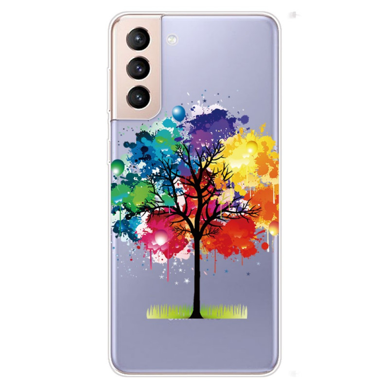 Capa Samsung Galaxy S22 Plus 5G Clear Watercolour Tree