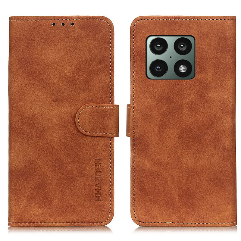 OnePlus 10 Pro 5G Mate Vintage Capa de Couro Vintage KHAZNEH