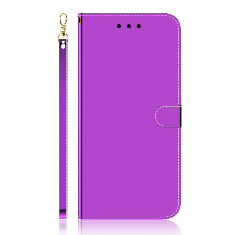 OnePlus 10 Pro 5G Capa de Espelho de Capa de Couro