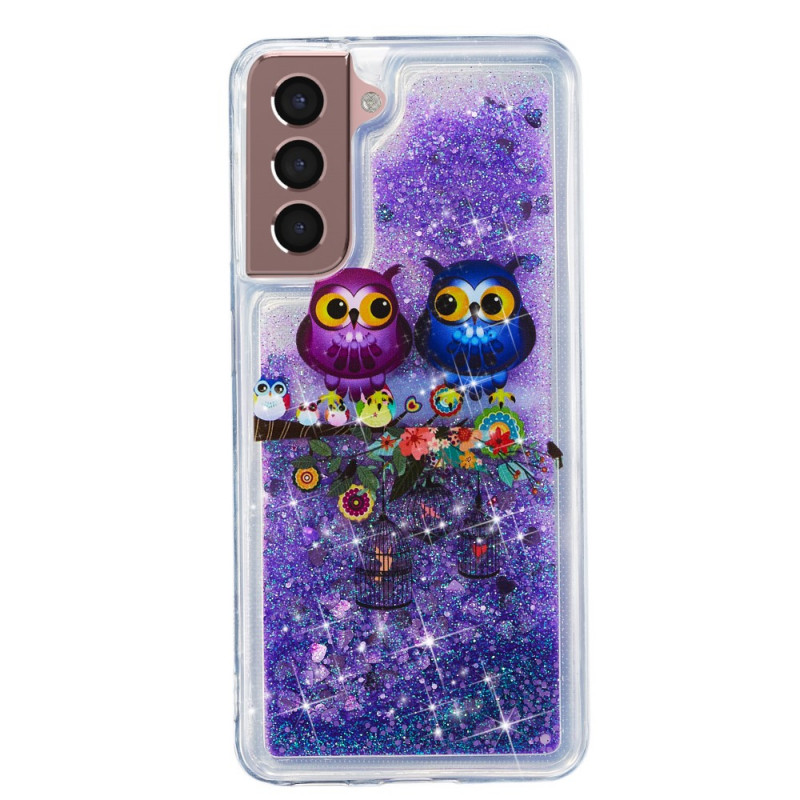 Samsung Galaxy S22 Plus 5G Glitter Owl Case