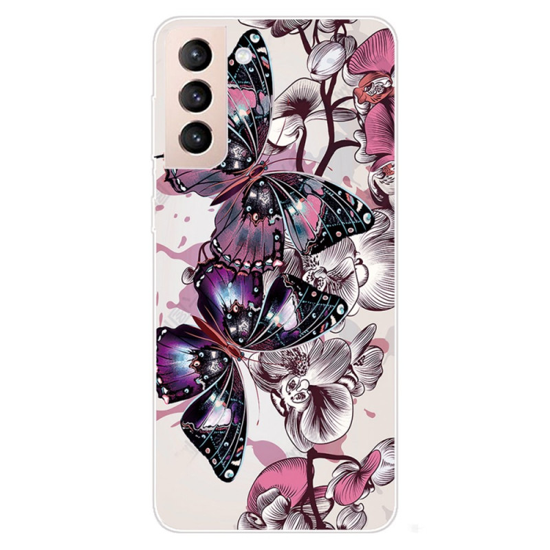 Samsung Galaxy S22 5G Capa colorida Butterflies
