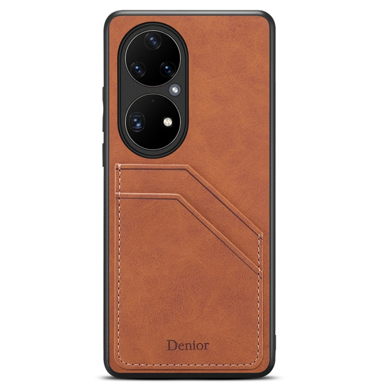 Capa Huawei P50 Pro Capa de cartão com duas ranhuras Denior