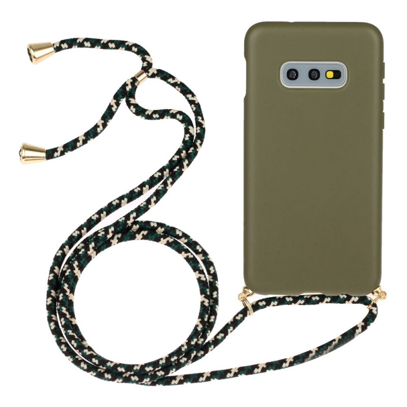 Samsung Galaxy S10e Capa de silicone e Lanyard