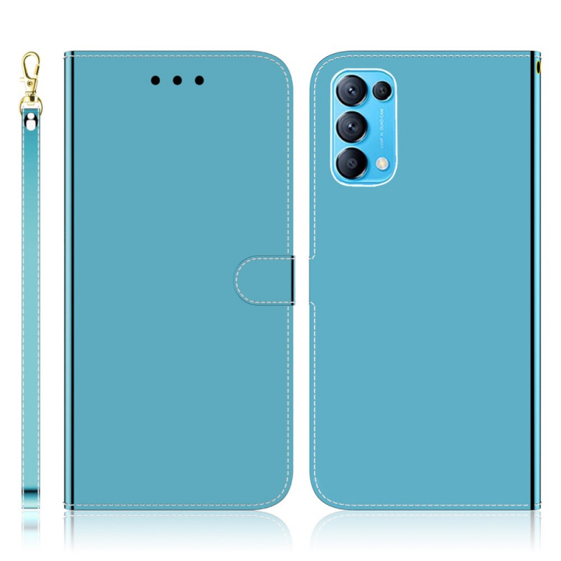 Case Oppo Find X3 Lite Leatherette Cover Mirror