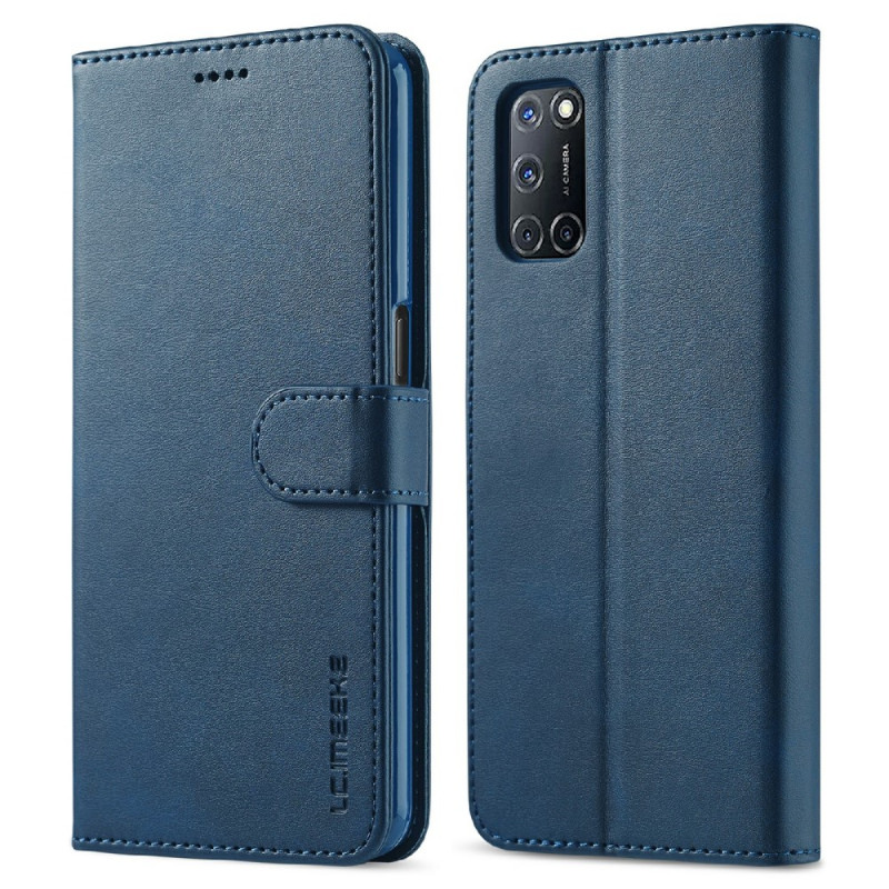 Case Oppo Find X3 Lite LC.IMEEKE Efeito Couro