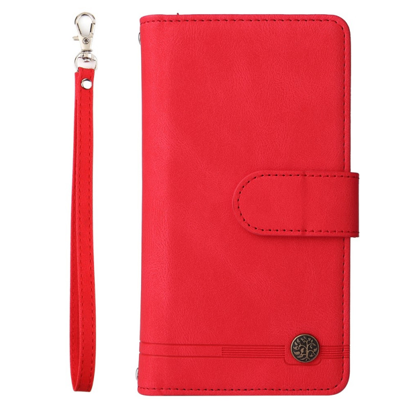 Samsung Galaxy Z Flip 3 5G Rebite Multi-funcional e Capa de Cordão