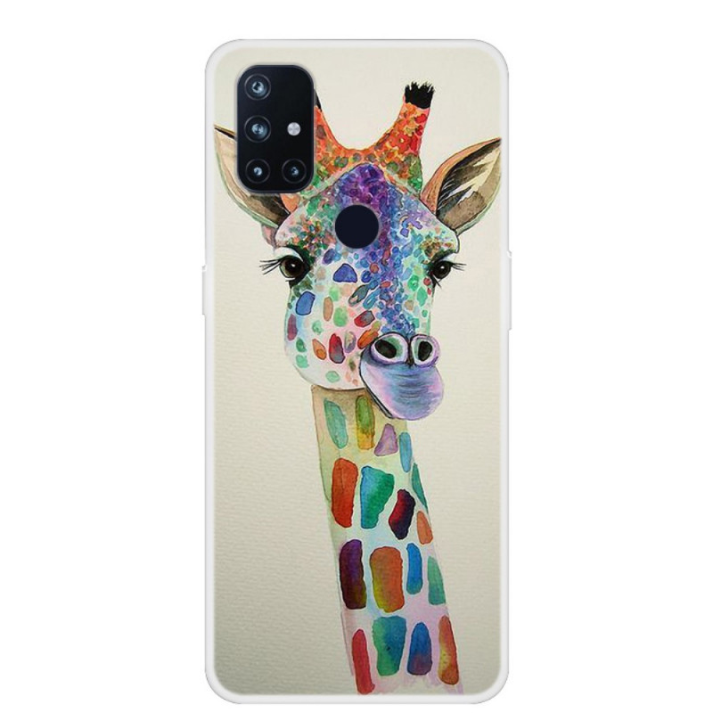 Capa de cor OnePlus Nord N10 Girafa
