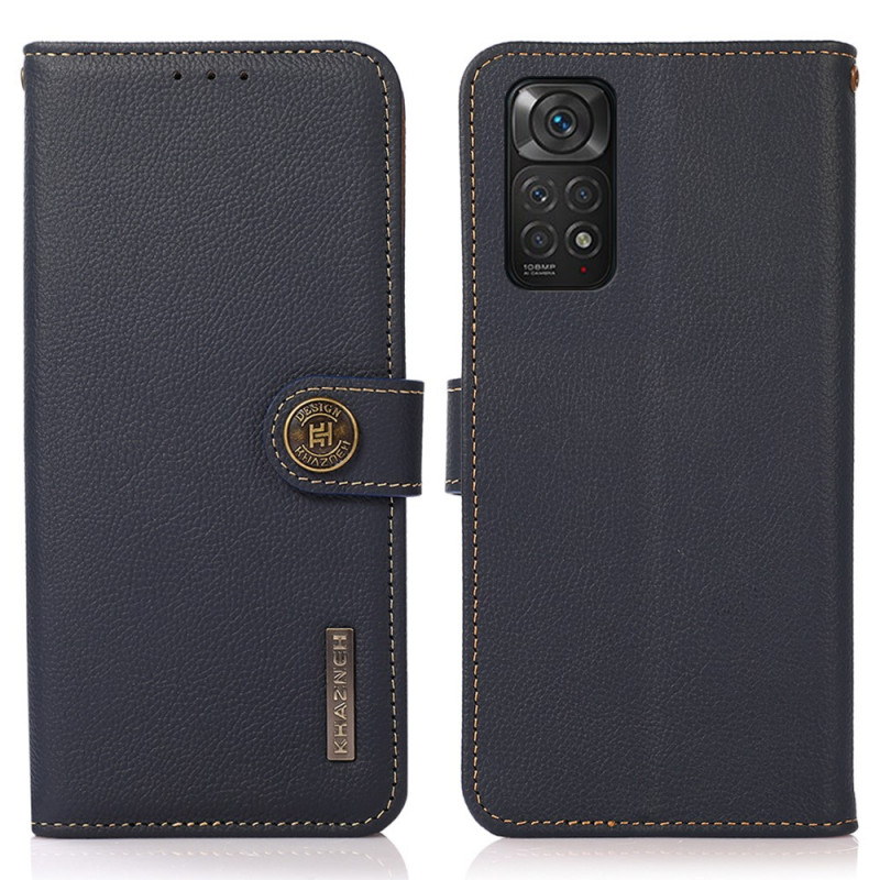 Case Xiaomi Redmi Note 11 / 11s Couro Genuíno KHAZNEH RFID