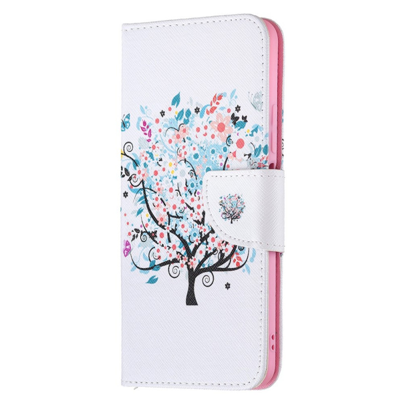 Xiaomi 11 Lite 5G NE/Mi 11 Lite 4G/5G Capa florido para árvores