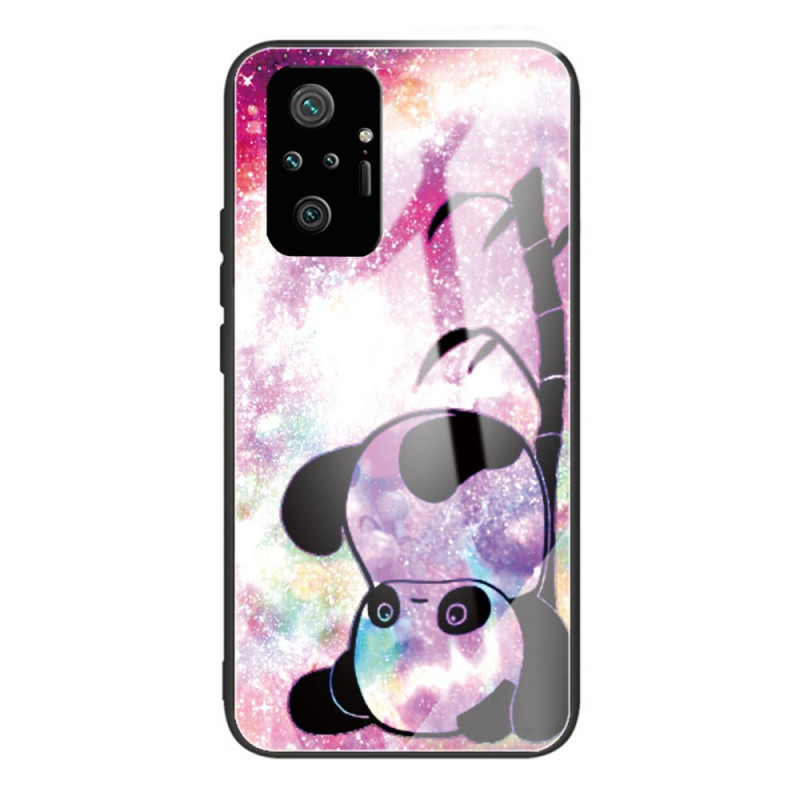 Xiaomi Redmi Note 10 Capa Pro Panda e Bambu de Vidro Temperado