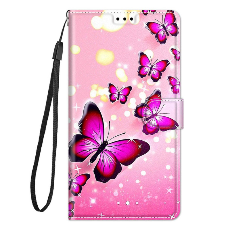 Xiaomi Redmi Note 10 Pro Case Butterflies and Strap
