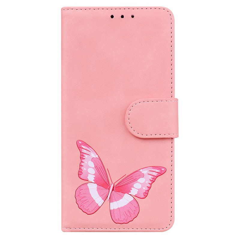 Xiaomi Redmi Note 10 Pro Capa para borboleta com toque de pele