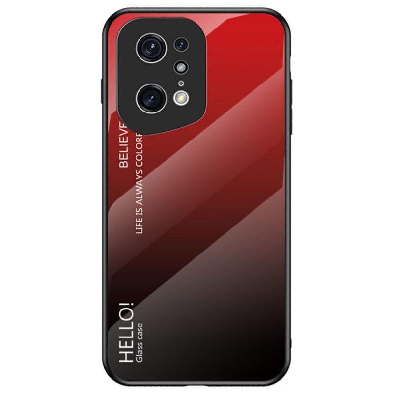 Oppo Find X5 Pro Case Vidro Temperado Olá