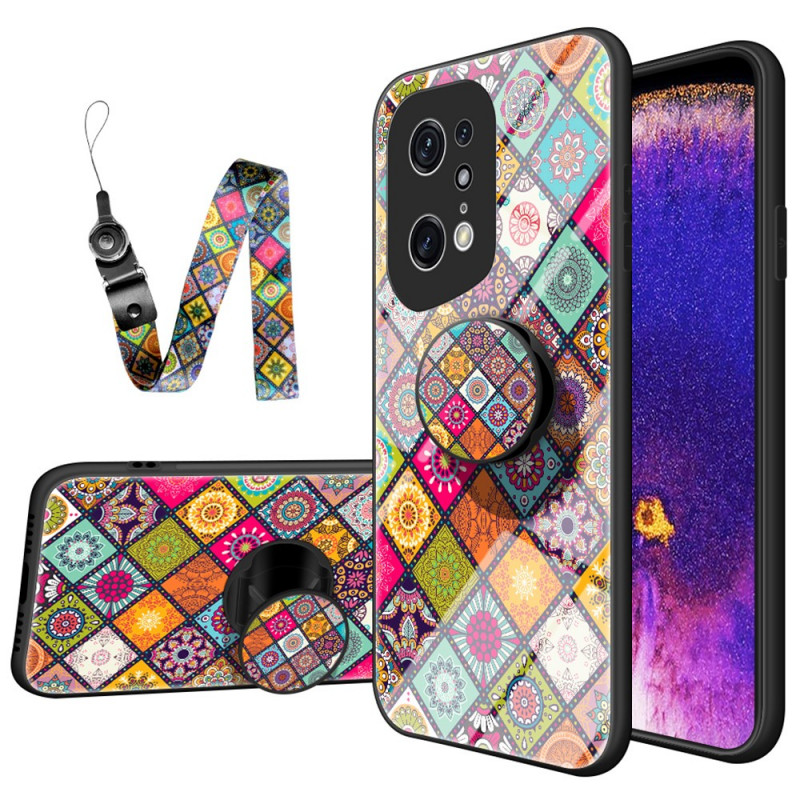 Oppo Find X5 Pro Magnetic Case Patchwork