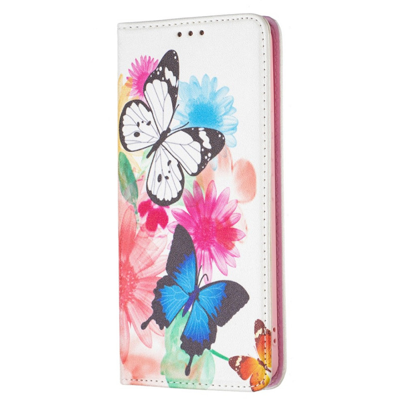 Capa Flip Capa Samsung Galaxy A53 5G Color Butterflies