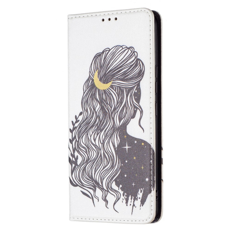 Capa Flip Capa Samsung Galaxy A53 5G Pretty Hair