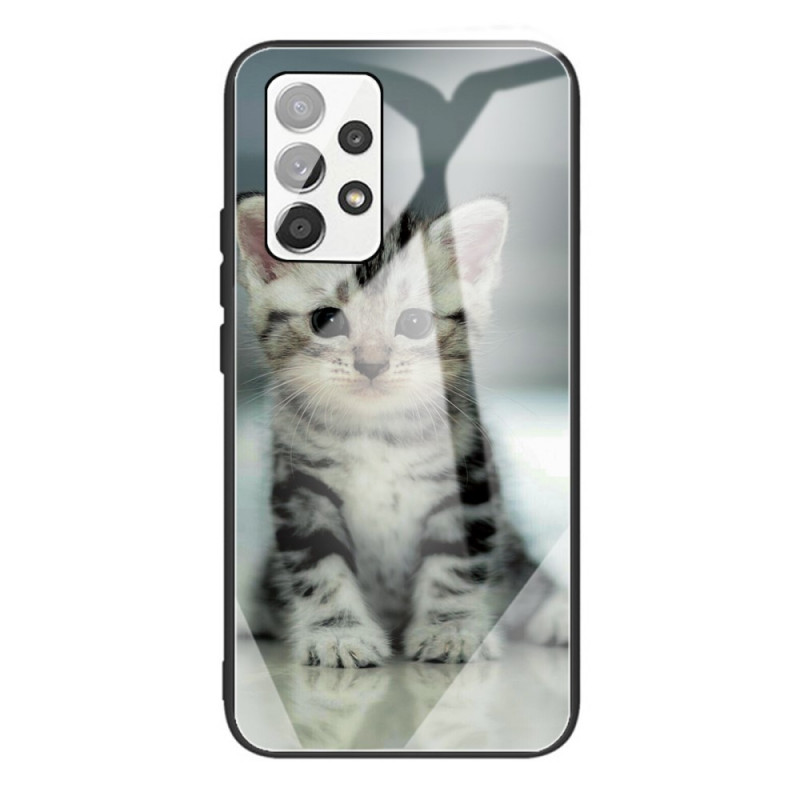 Samsung Galaxy A53 5G Capa de vidro temperado Kitten