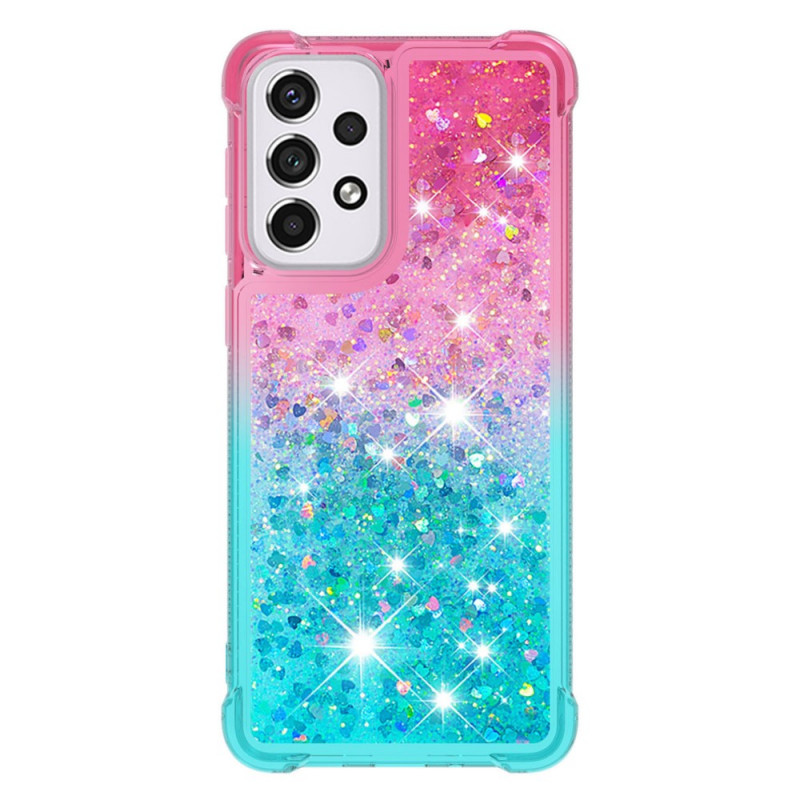 Samsung Galaxy A33 5G Cor da capa de Glitter