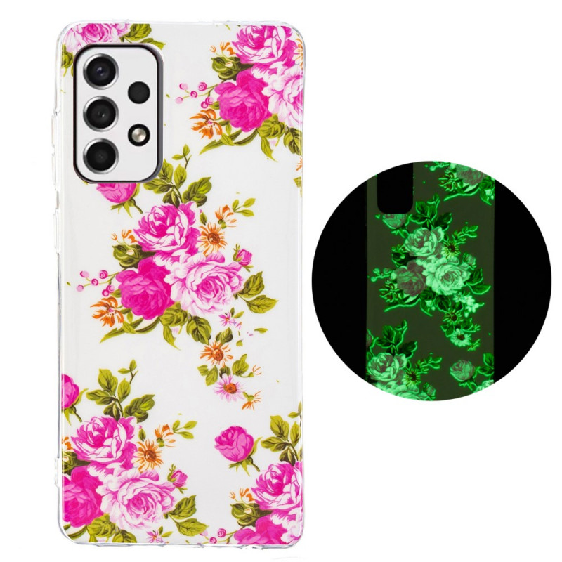 Samsung Galaxy A33 5G Case Liberty Flowers Fluorescentes