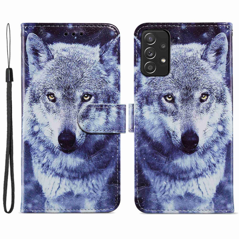 Samsung Galaxy A33 5G Super Wolf Case com Lanyard