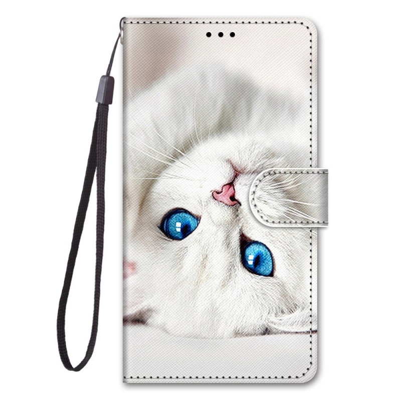 Xiaomi Redmi Note 11 Pro Plus 5G Capa de cinta branca de gato