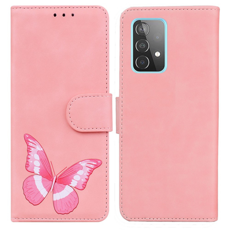 Samsung Galaxy A52 4G / A52 5G / A52s 5G Capa de borboleta Skin-Touch