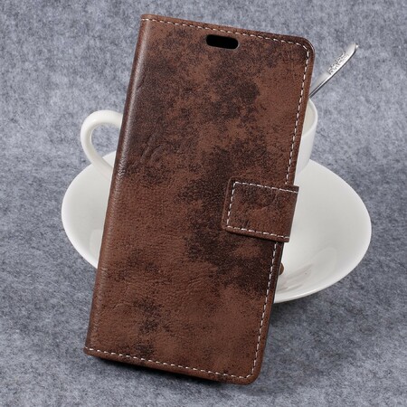 Samsung Galaxy XCover4 Efeito Vintage da capa de pele Vintage
