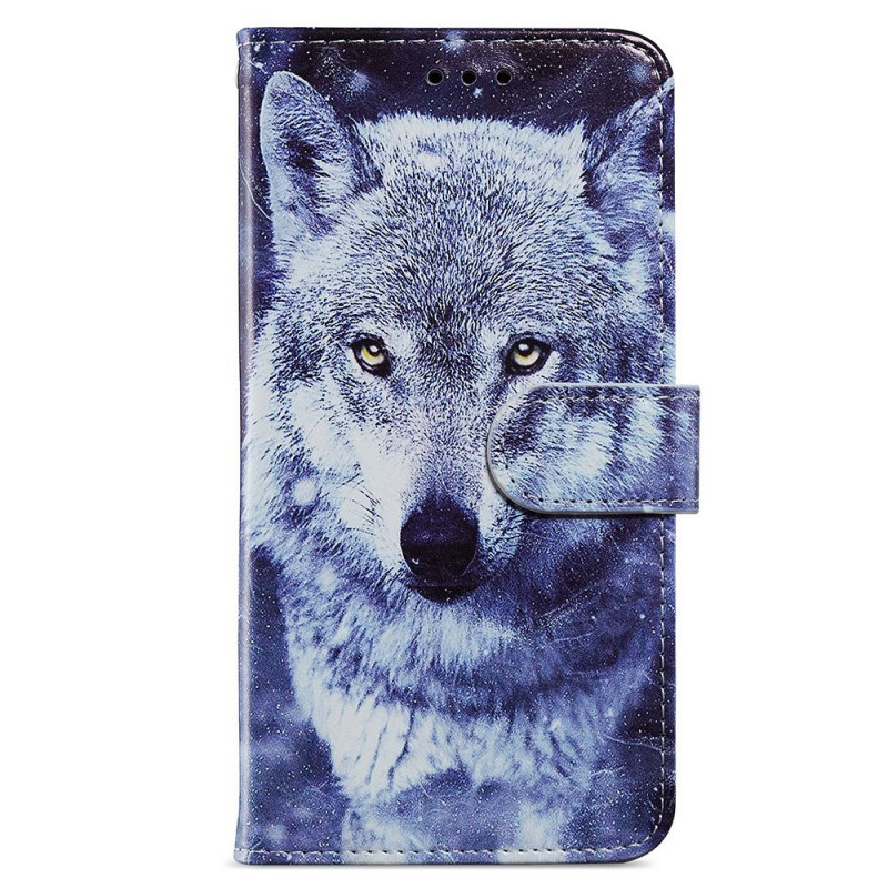 Samsung Galaxy A13 Superb Wolf Case com Lanyard