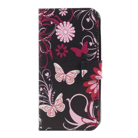 Samsung Galaxy XCover 4 Case Butterflies e Flores