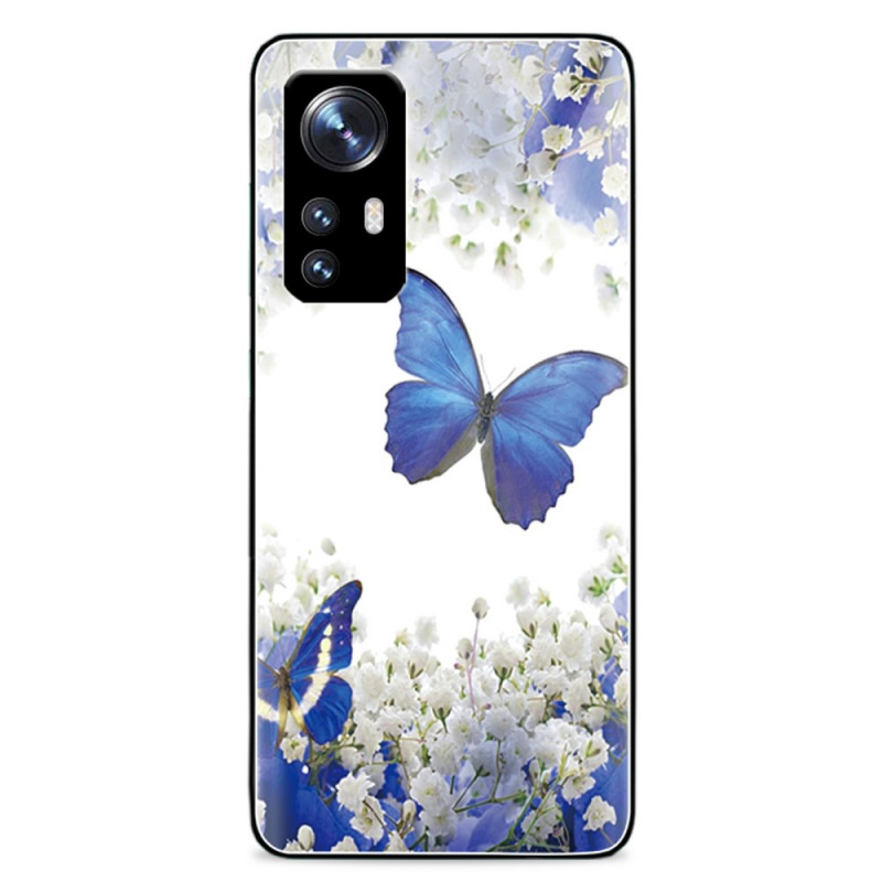 Xiaomi 12 Pro Capa de vidro temperado Royal Butterflies