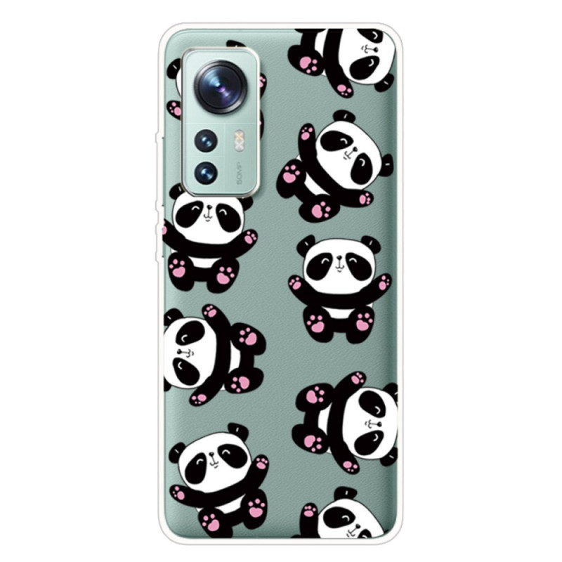 Xiaomi 12 Pro Capa de Silicone Little Pandas
