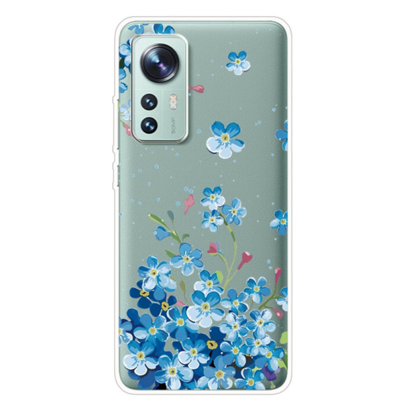 Capa Xiaomi 12 Pro Blue Flowers